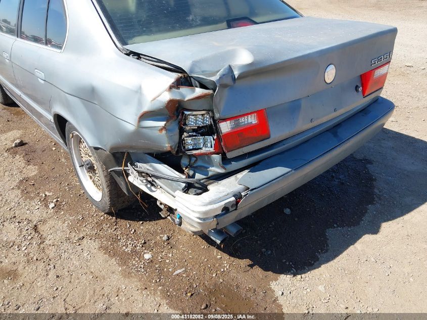 1989 BMW 535 I Automatic VIN: WBAHD2313K2094600 Lot: 43182082