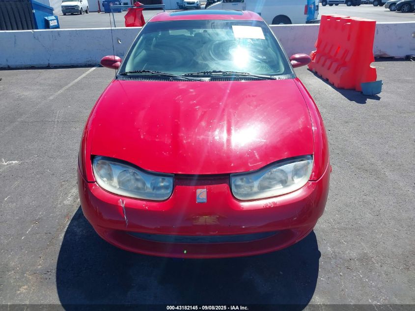 2002 Saturn S-Series Sc2 VIN: 1G8ZY14782Z149956 Lot: 43182145