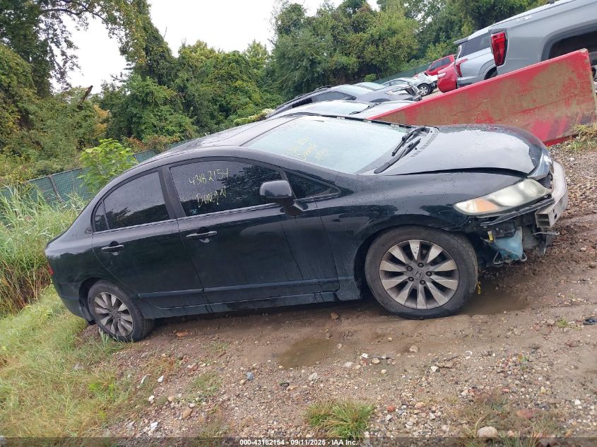 2009 Honda Civic Ex-L VIN: 19XFA16989E023369 Lot: 43182154