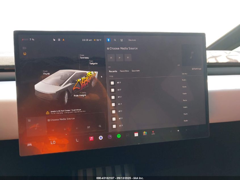 2024 Tesla Cybertruck Cyberbeast VIN: 7G2CEHEEXRA038829 Lot: 43182187
