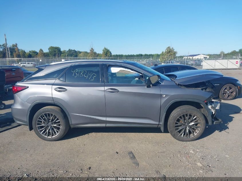 2021 Lexus Rx 350 F Sport Appearance VIN: 2T2SZMDA1MC291463 Lot: 43182193