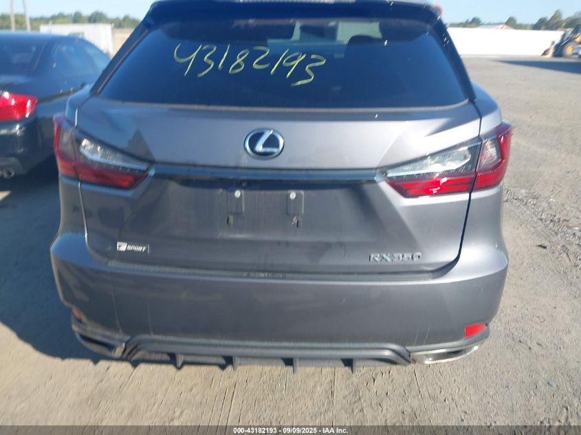 2021 Lexus Rx 350 F Sport Appearance VIN: 2T2SZMDA1MC291463 Lot: 43182193