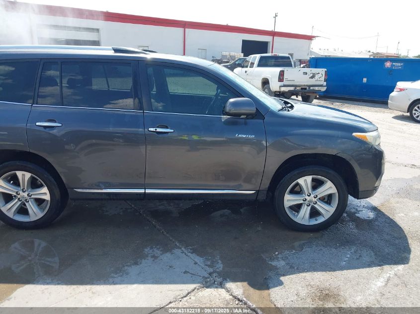 2013 Toyota Highlander Limited V6 VIN: 5TDYK3EH6DS120983 Lot: 43182218