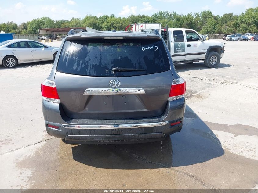 2013 Toyota Highlander Limited V6 VIN: 5TDYK3EH6DS120983 Lot: 43182218