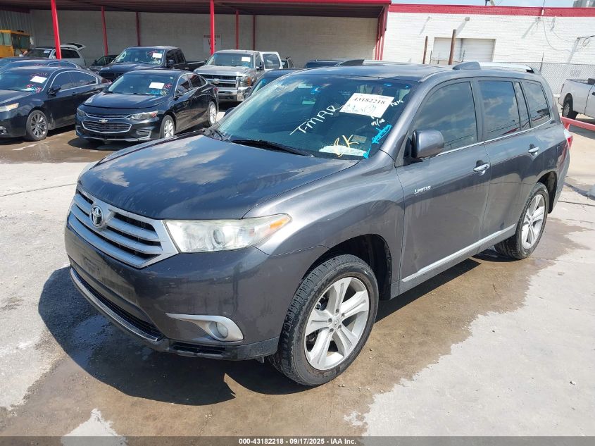 2013 Toyota Highlander Limited V6 VIN: 5TDYK3EH6DS120983 Lot: 43182218