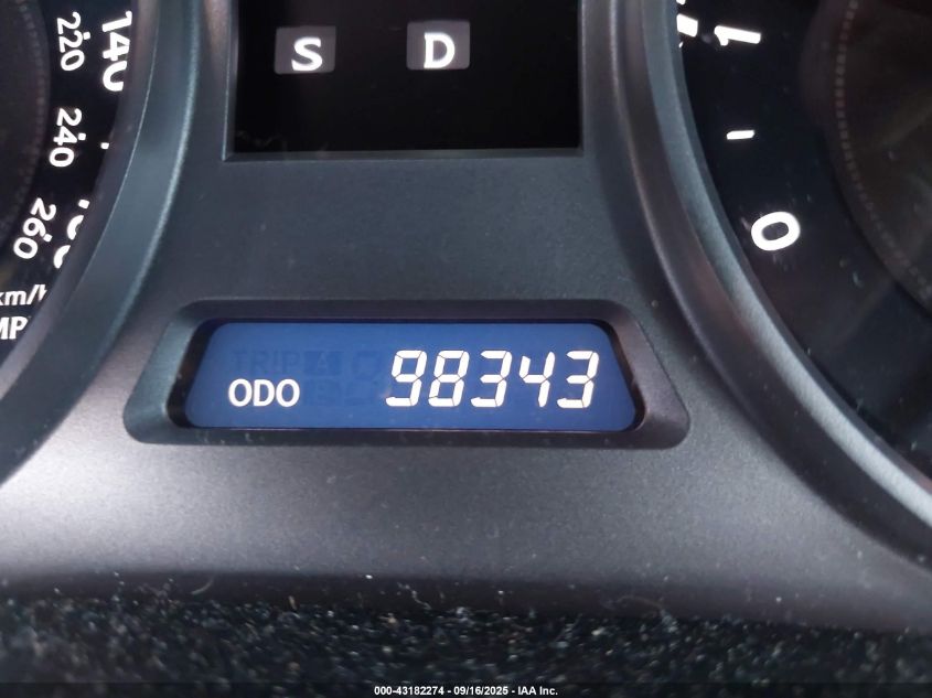 2009 Lexus Is 250 VIN: JTHBK262095090109 Lot: 43182274