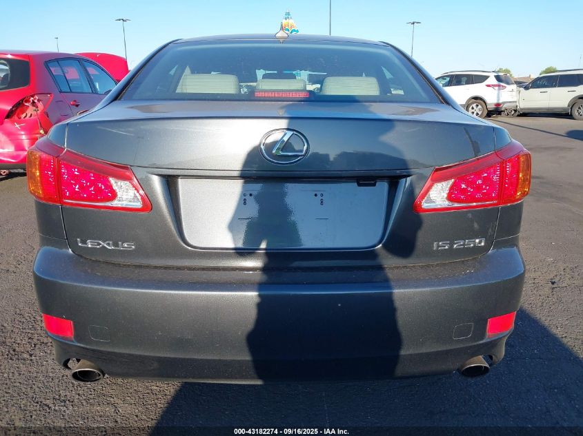 2009 Lexus Is 250 VIN: JTHBK262095090109 Lot: 43182274