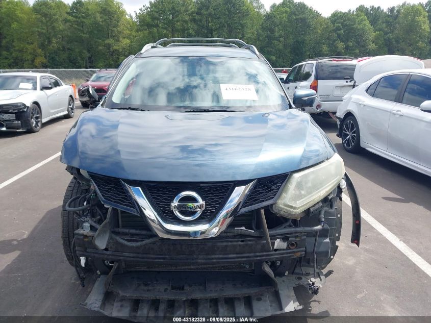 2014 Nissan Rogue Sv VIN: 5N1AT2MV2EC857743 Lot: 43182328