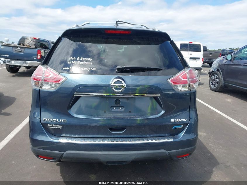 2014 Nissan Rogue Sv VIN: 5N1AT2MV2EC857743 Lot: 43182328