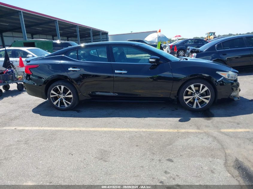 2017 Nissan Maxima 3.5 Sv VIN: 1N4AA6APXHC439030 Lot: 43182330