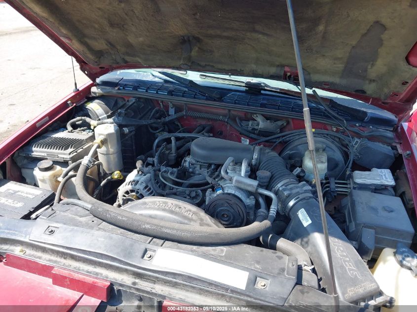 2000 GMC Sonoma Sls VIN: 1GTCS19W7Y8203890 Lot: 43182353