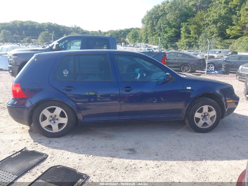 2002 Volkswagen Golf Gls 2.0L VIN: 9BWGB61J824040153 Lot: 43182407