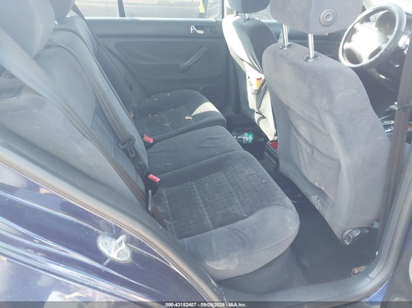 2002 Volkswagen Golf Gls 2.0L VIN: 9BWGB61J824040153 Lot: 43182407