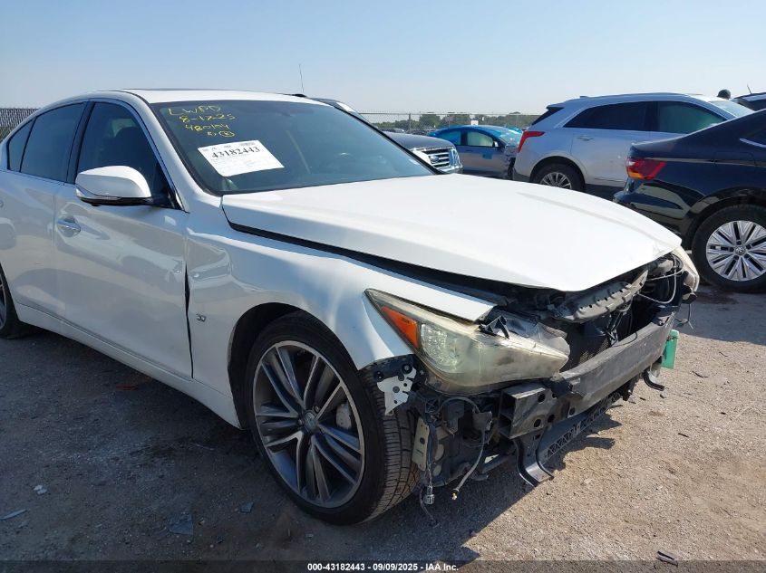 2014 Infiniti Q50 Sport VIN: JN1BV7AP0EM678636 Lot: 43182443