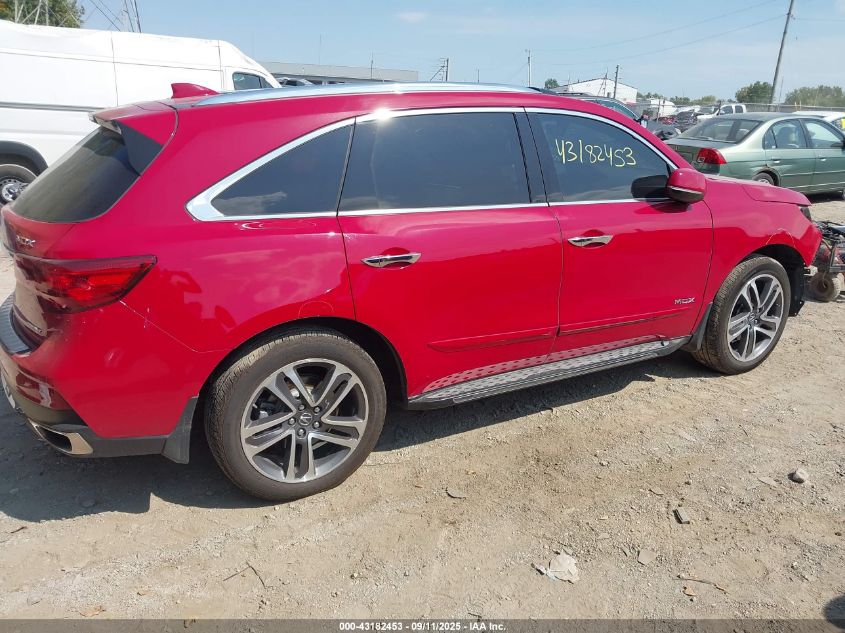 2018 Acura Mdx Advance Package VIN: 5J8YD4H84JL012114 Lot: 43182453