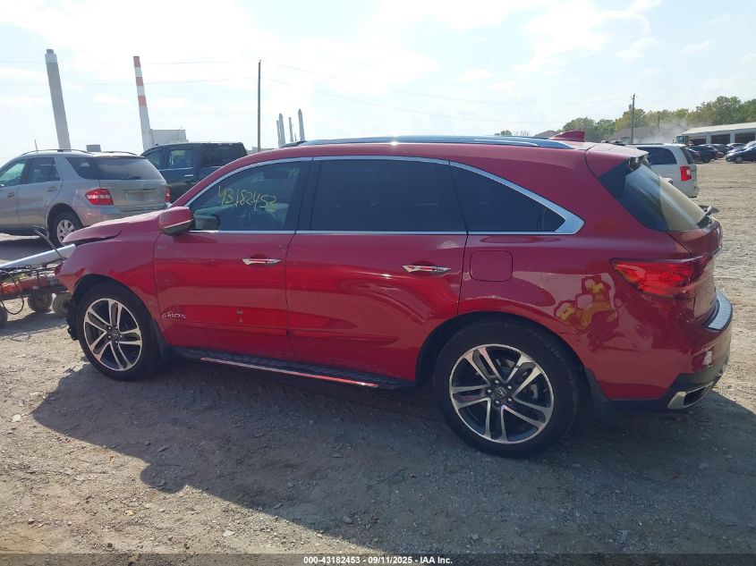 2018 Acura Mdx Advance Package VIN: 5J8YD4H84JL012114 Lot: 43182453