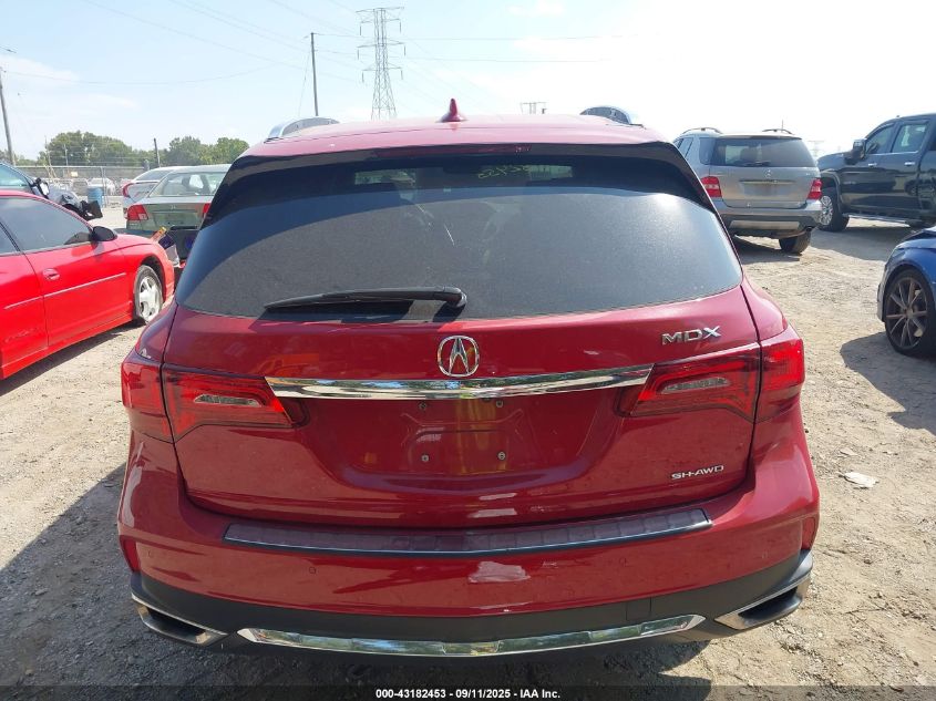 2018 Acura Mdx Advance Package VIN: 5J8YD4H84JL012114 Lot: 43182453