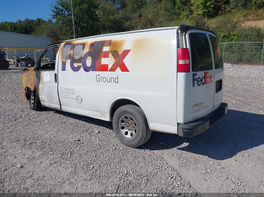 2012 Chevrolet Express 1500 Work Van white van gasoline 1GCSGAFX0C1141096 photo #4