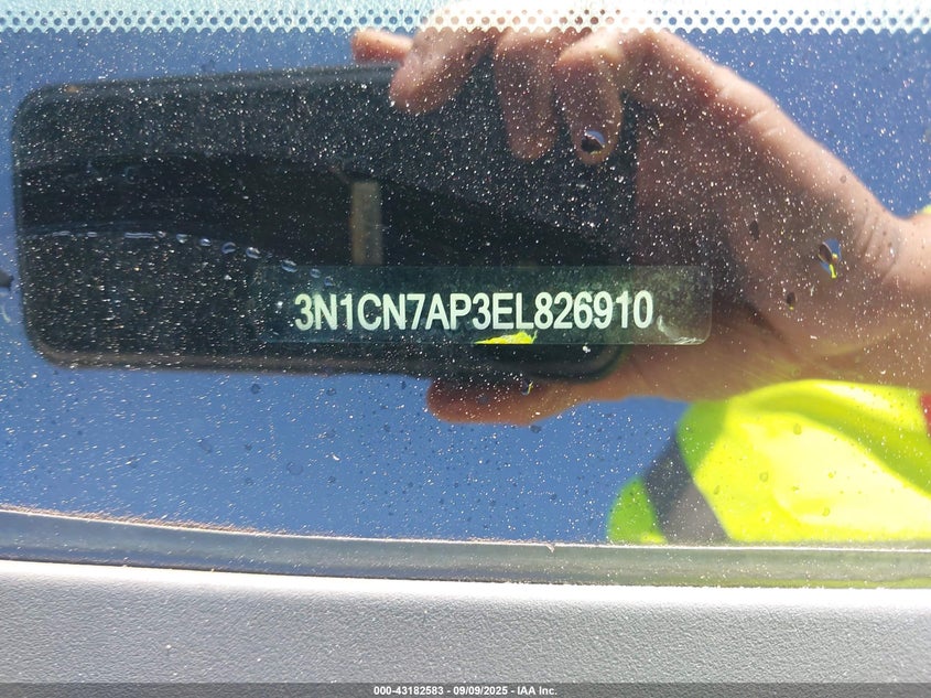 2014 NISSAN VERSA S/S PLUS/SV/SL - 3N1CN7AP3EL826910