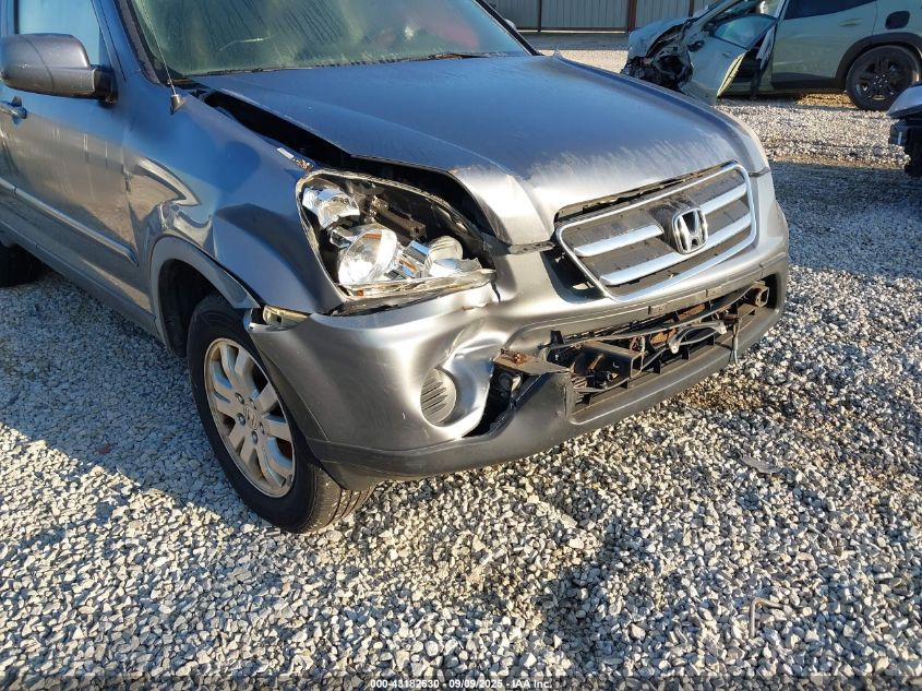 2005 Honda Cr-V Se VIN: JHLRD78955C014055 Lot: 43182630