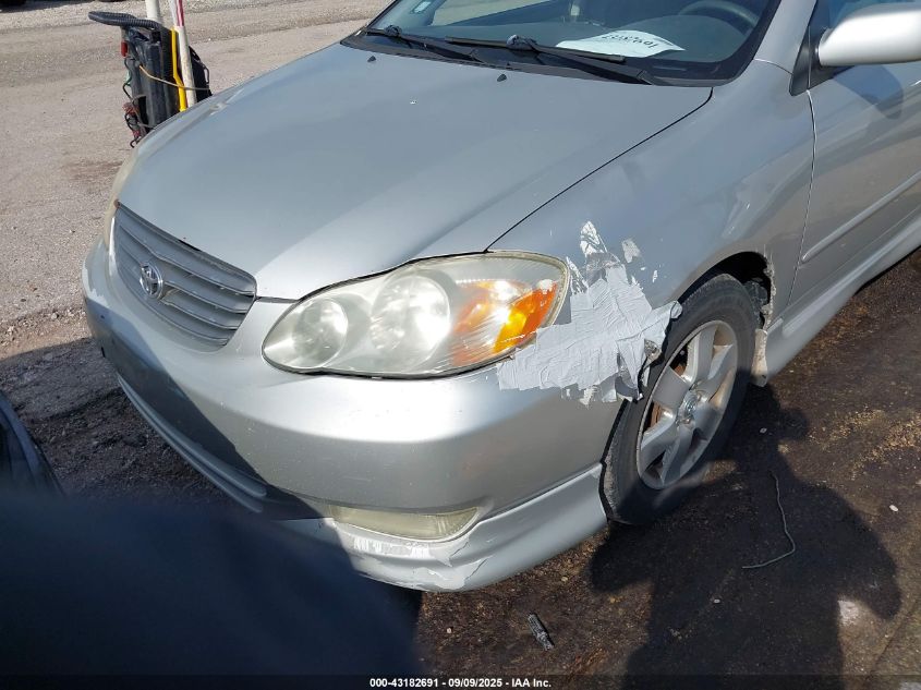 2003 Toyota Corolla S VIN: 1NXBR32E43Z177197 Lot: 43182691