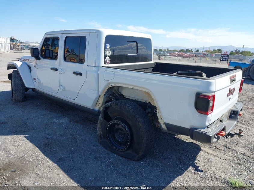Vin: 1c6jjteg6ml500782, lot: 43677247, jeep gladiator mojave 4x4 20213
