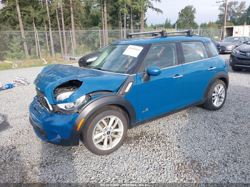 2012 Mini Cooper S Countryman WMWZC5C50CWM14901 photo #3
