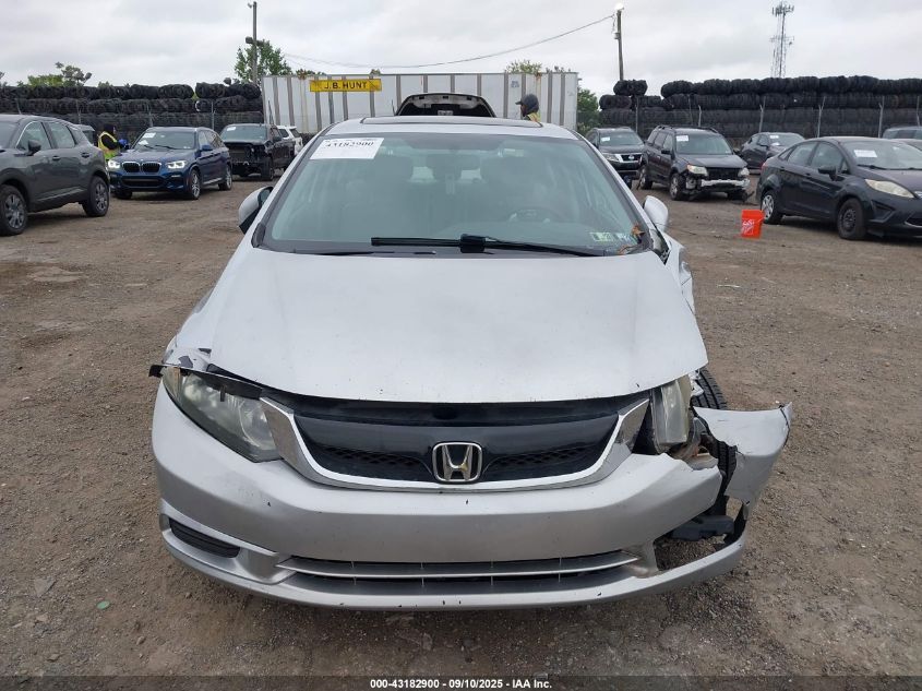 2012 Honda Civic Ex-L VIN: 19XFB2F96CE343218 Lot: 43182900