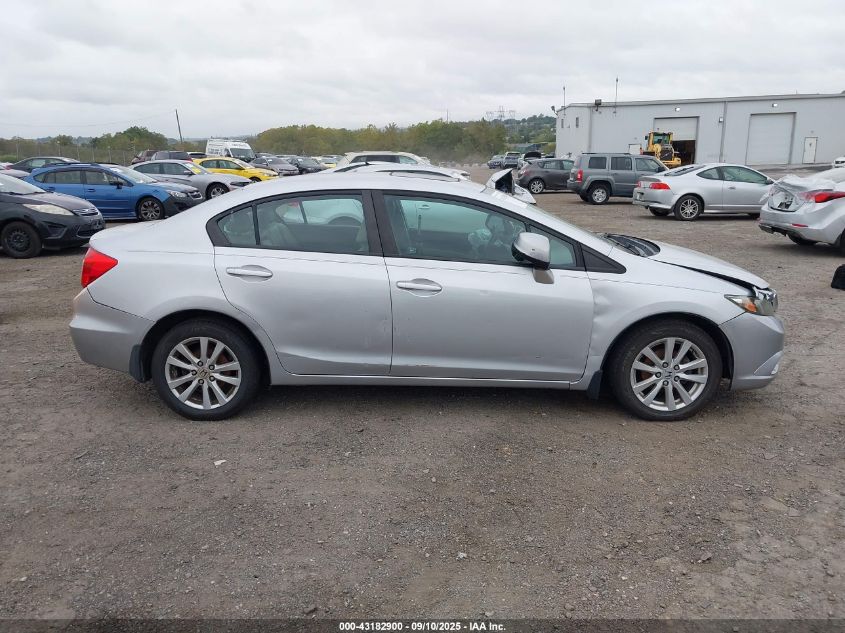 2012 Honda Civic Ex-L VIN: 19XFB2F96CE343218 Lot: 43182900