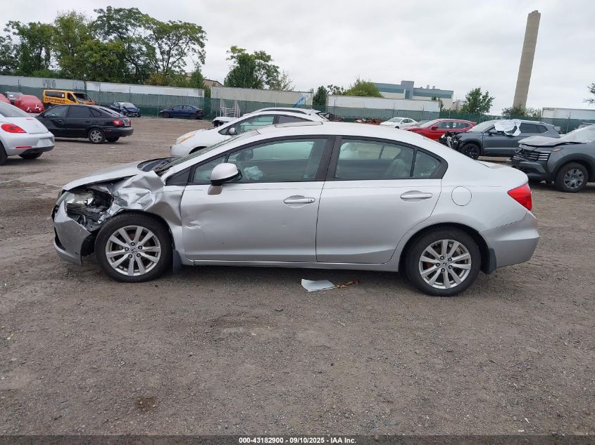 2012 Honda Civic Ex-L VIN: 19XFB2F96CE343218 Lot: 43182900