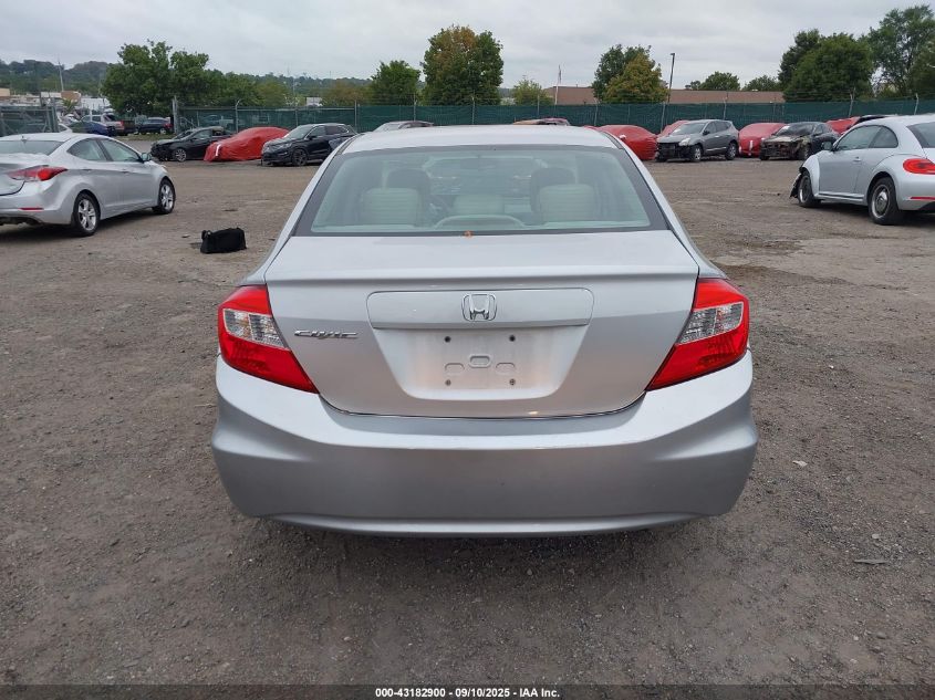 2012 Honda Civic Ex-L VIN: 19XFB2F96CE343218 Lot: 43182900