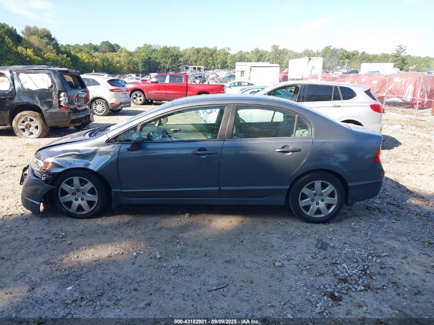 2009 Honda Civic Lx VIN: 1HGFA16539L022636 Lot: 43182901