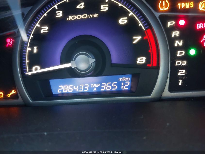 2009 Honda Civic Lx VIN: 1HGFA16539L022636 Lot: 43182901