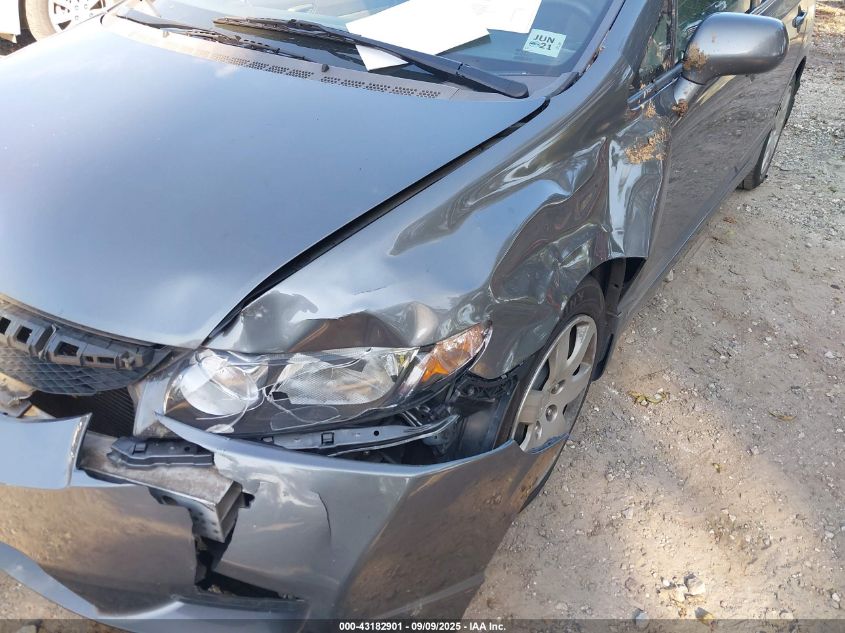 2009 Honda Civic Lx VIN: 1HGFA16539L022636 Lot: 43182901