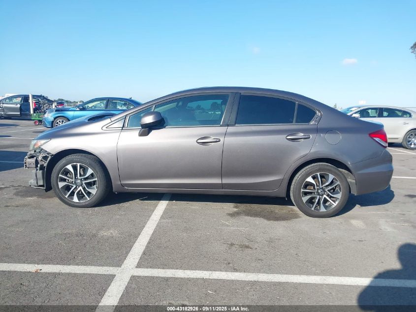 2013 Honda Civic Ex VIN: 19XFB2F86DE207051 Lot: 43182926