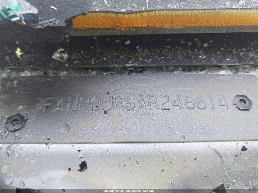 2010 Ford Fusion Sel VIN: 3FAHP0JA6AR246614 Lot: 43182928