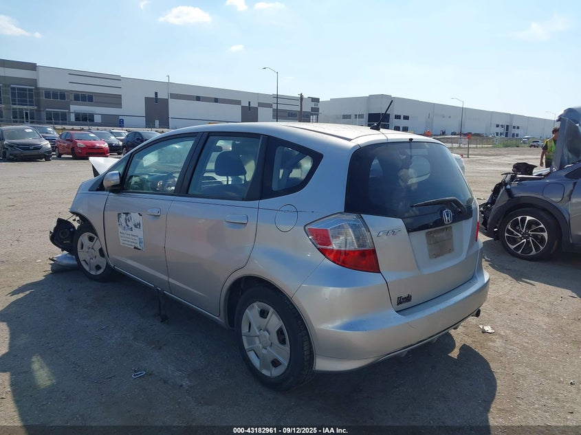 2012 Honda Fit silver hatchback gasoline JHMGE8H30CS005428 photo #4