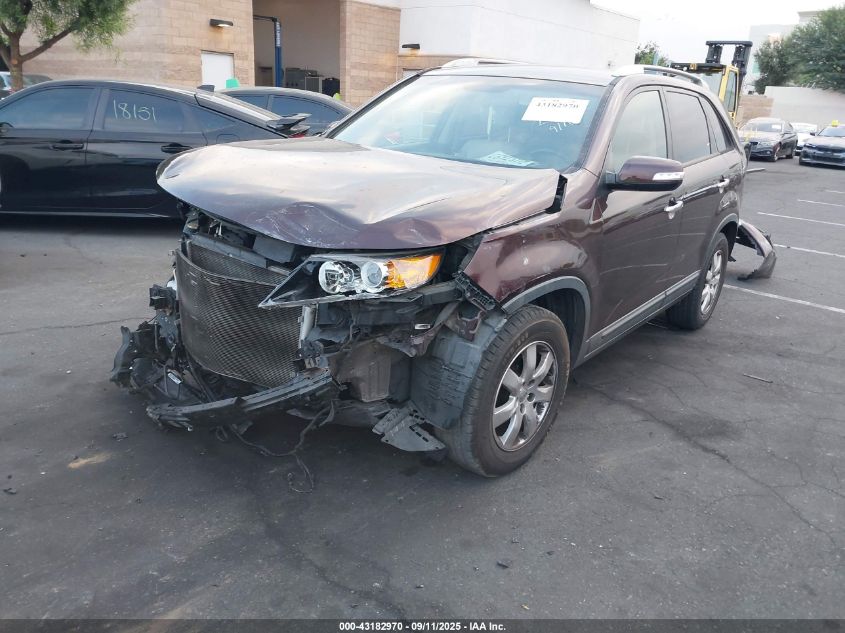 2012 Kia Sorento Lx VIN: 5XYKT4A25CG281363 Lot: 43182970