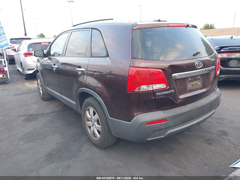 2012 Kia Sorento Lx VIN: 5XYKT4A25CG281363 Lot: 43182970