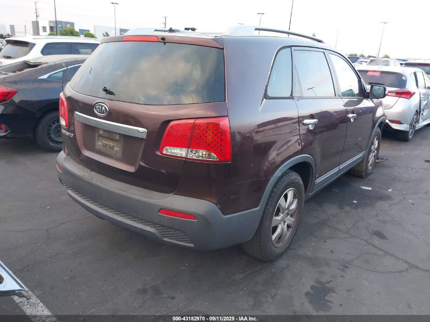 2012 Kia Sorento Lx VIN: 5XYKT4A25CG281363 Lot: 43182970