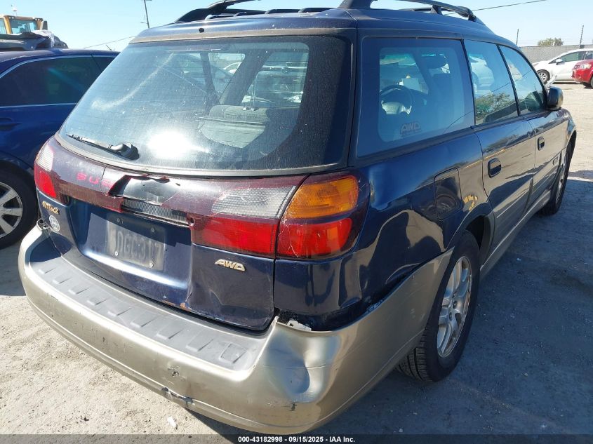 2003 Subaru Outback VIN: 4S3BH675136650379 Lot: 43182998