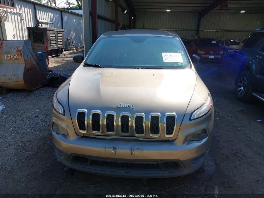 2016 Jeep Cherokee Sport VIN: 1C4PJLAB6GW274081 Lot: 43183044