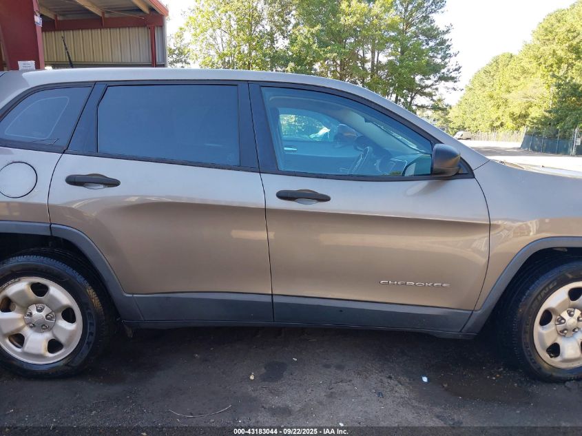 2016 Jeep Cherokee Sport VIN: 1C4PJLAB6GW274081 Lot: 43183044