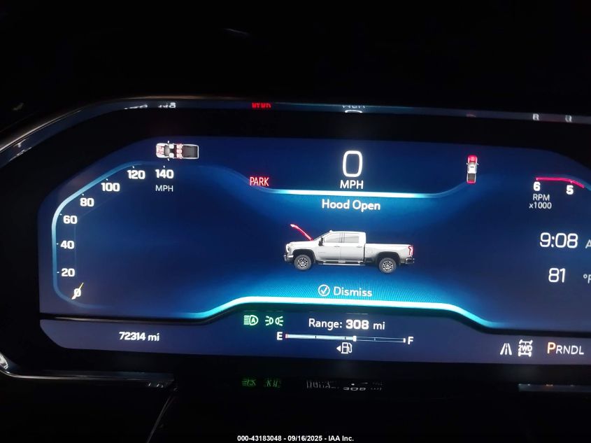 2024 Chevrolet Silverado 2500Hd 4Wd Standard Bed Lt VIN: 2GC4YNEY0R1125426 Lot: 43183048