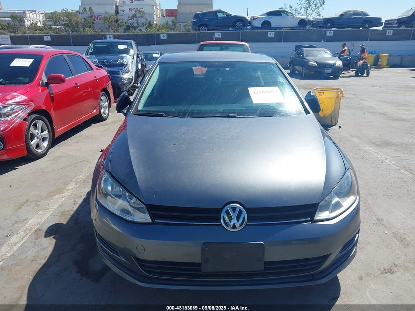 2015 VOLKSWAGEN GOLF TDI S 4-DOOR 3VW2A7AU1FM047377