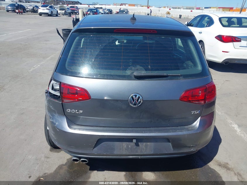 2015 VOLKSWAGEN GOLF TDI S 4-DOOR 3VW2A7AU1FM047377