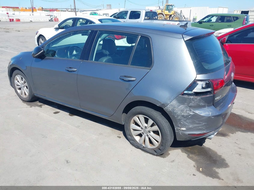 2015 VOLKSWAGEN GOLF TDI S 4-DOOR 3VW2A7AU1FM047377