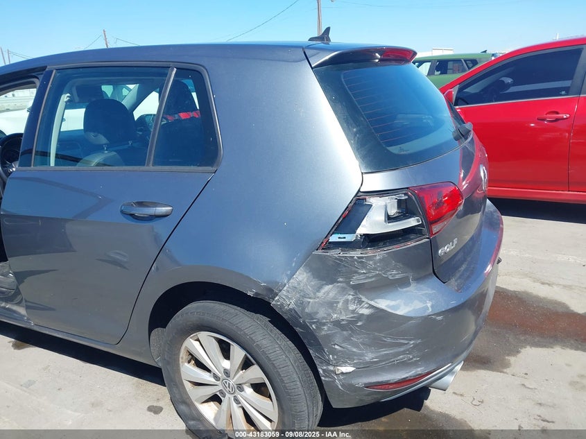 2015 VOLKSWAGEN GOLF TDI S 4-DOOR 3VW2A7AU1FM047377