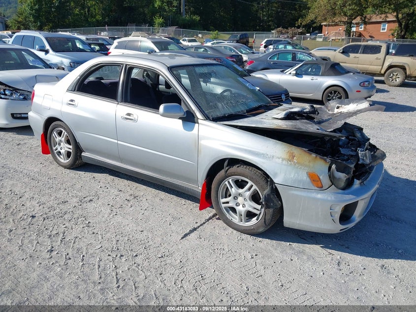 2003 Subaru Impreza Wrx silver sedan gasoline JF1GD29623G505688 photo #1