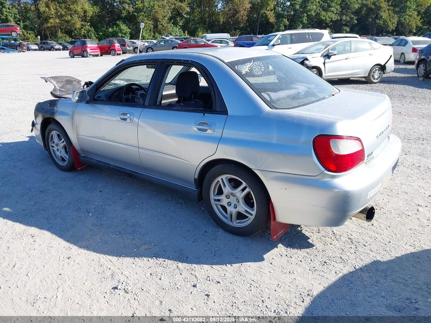 2003 Subaru Impreza Wrx silver sedan gasoline JF1GD29623G505688 photo #4